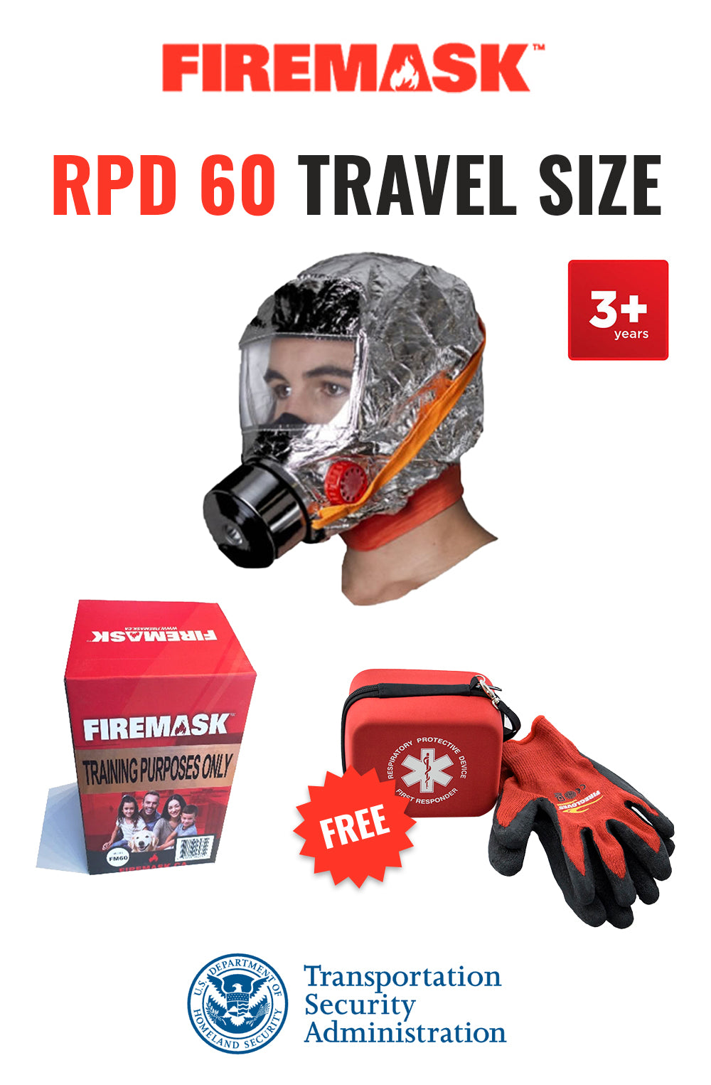 FIREMASK RPD60 with FIREGLOVES.