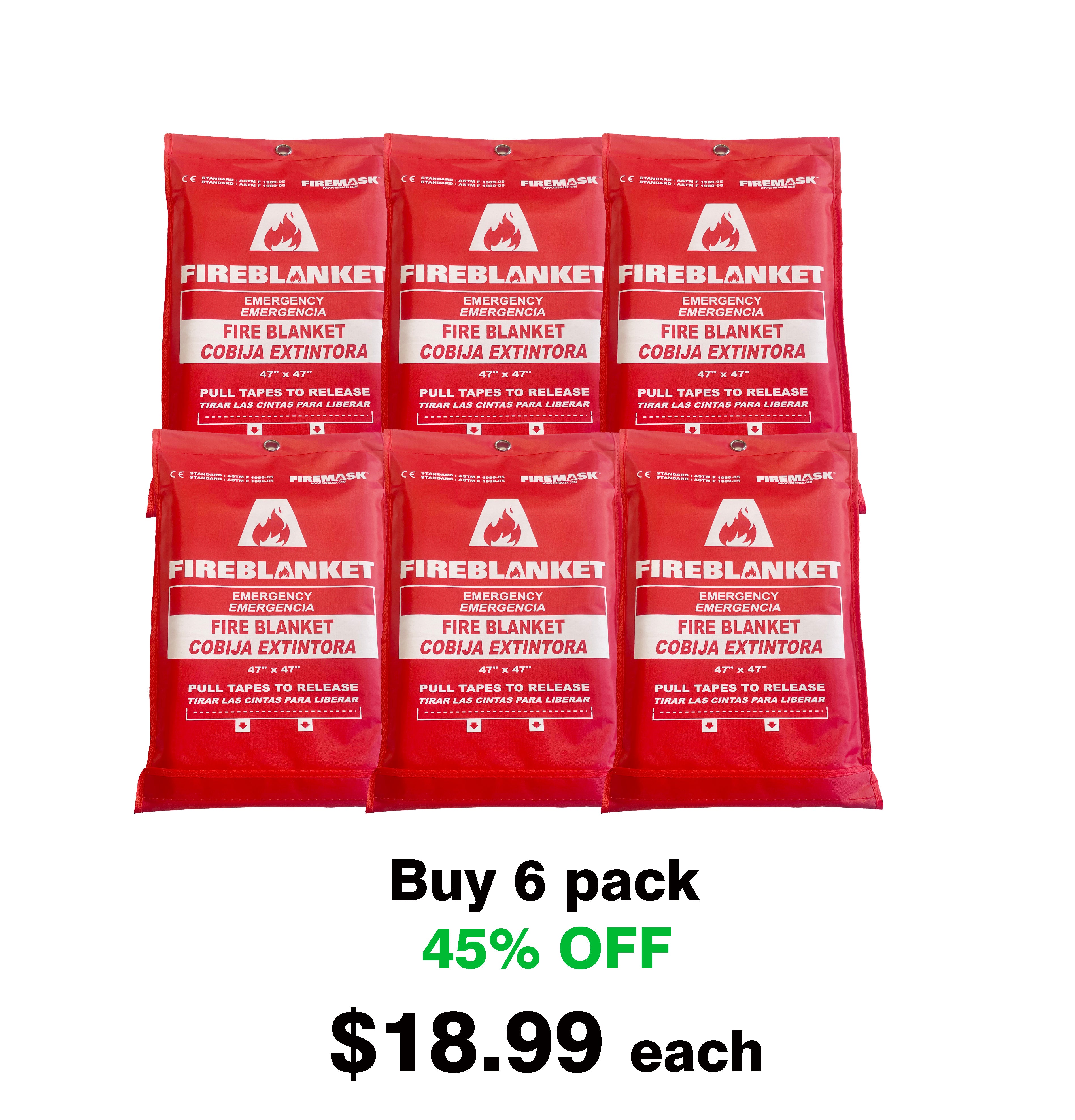 BUY 6 PACK 45% OFF!!