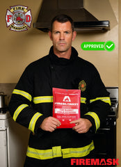 FIREBLANKET puts out a fire in 20 seconds !! 17% OFF !!